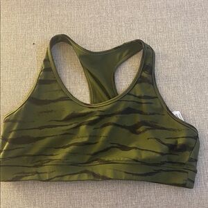 Gap Green and Black sports bra